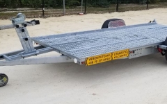 450 x 175cm 2T össztömegű autó és hajószállító